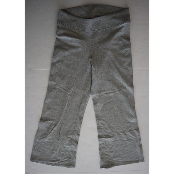 FP Movement OB1404343 Women's Sz Small Gray Heathered Hot Shot Crop Flare Pants - Picture 1 of 8